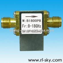 BI800PB_8-18G high quality 8-18GHz RF Broadband Isolator SMA/N connector